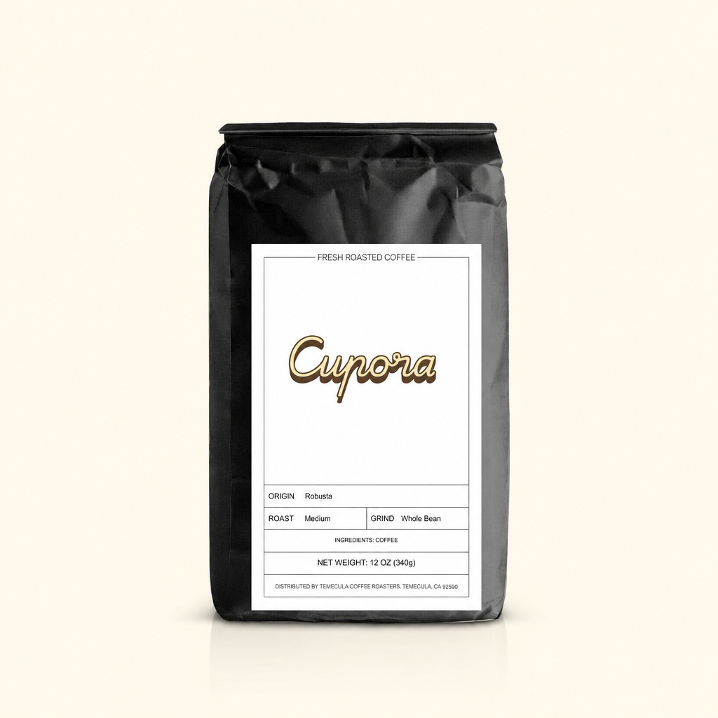 Robusta image with cream background